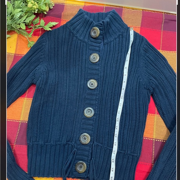 Sweet Romeo Navy Blue Sweater - Picture 3 of 8